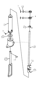 Page N Diagram and Parts List for MK-4024HY  MK Diamond Concrete Saw